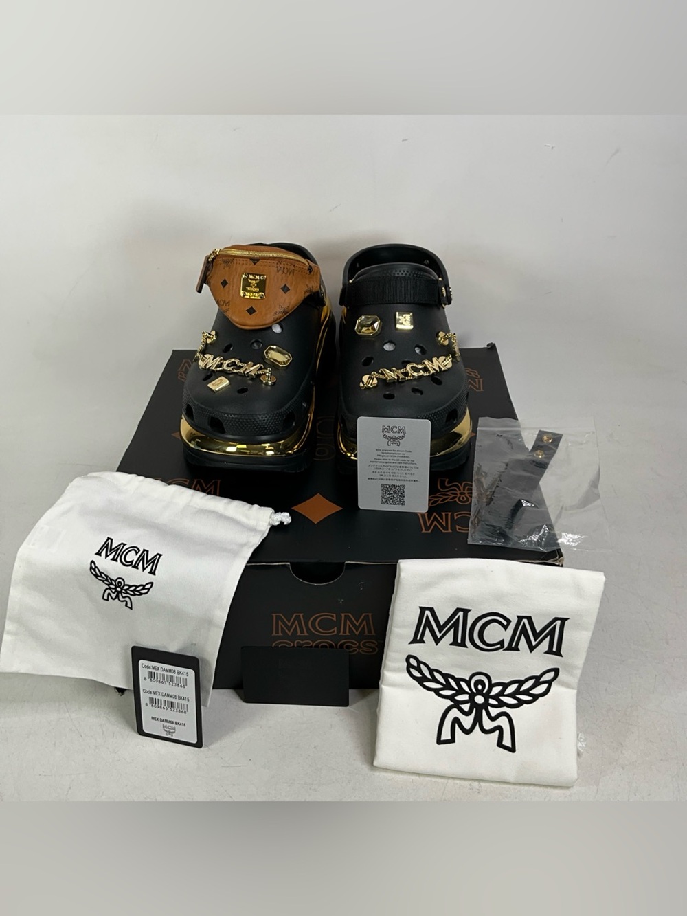 MCM x Crocs Mega Crush Clog M8 W10